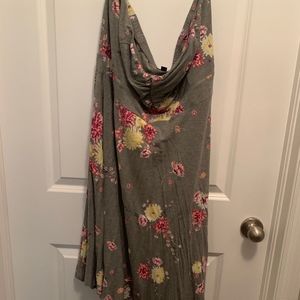 Strapless Torrid dress Floral